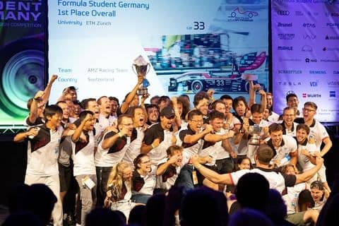 🇩🇪 Formula Student Germany 2024 🇩🇪<br /><br />We are overall EV & DC winners at FSG 2024!<br /><br />We are incredibly proud to announce that we have won the electric and driverless cups at Formula Student Germany 2024 at the Hockenheimring. This amazing achievement comes only two weeks after the double victory at FSEast 2024.<br /><br />The technical inspections were once again completed quickly, giving us crucial time to prepare for the dynamic events while simultaneously competing in the static disciplines. We were able to win EV Engineering Design, while scoring decent points in the other static disciplines.<br /><br />While we got close several times on Thursday and Friday, our first dynamic wins came Saturday with Trackdrive and EV Autocross. On Sunday, we competed in a thrilling wet final 5 race in the EV Endurance event. Our tire choice didn’t pay off, but the time we set still earned us lots of points both in the Endurance and Efficiency disciplines.<br /><br />The second award ceremony marked the brightest highlight of our season, as we were declared overall winners in the electric class with 886.23/1000 points, and of the driverless cup with 500.22/600 points. This incredible achievement concludes the most successful season in association history with five overall victories (3 x EV and 2 x DV).<br /><br />We have many people to thank for their support in this incredible year, from our sponsors to our alumni and many more. The achievements of this season would not have been possible without you. Additionally, we want to thank the team at @formulastudentgermany for all their work and for giving us and the other 78 teams this platform to compete. And finally, to all the teams that we have encountered on track this season, thank you for this amazing year of great competition. We can’t wait to see you on track again next year!<br /><br />Results FSG 2024:<br /><br />Electric category:<br /><br />🏆Overall<br />🥇Autocross<br />🥇Engineering Design<br />🥈Acceleration<br />🥉Skidpad<br />5th place Endurance<br />8th place Cost<br />11th place Efficiency<br />13th place Business Plan<br /><br />Driverless cup:<br /><br />🏆Overall<br />🥇Trackdrive<br />🥈Autocross<br />🥈Skidpad<br />7th place Engineering Design<br />8th place Acceleration<br /><br />📸: © FSG - Lodholz: 1,3,6 - Seizinger: 2,9 - Cao: 4,8 - Maru: 5 - Haindl: 7,10